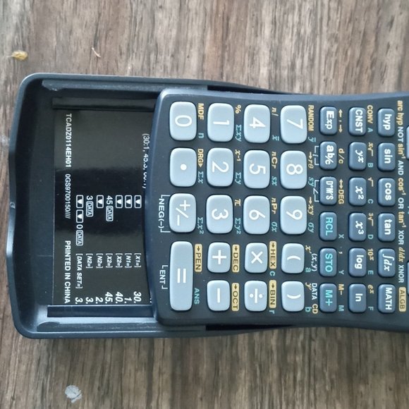 Vintage Sharp EL-546W Advanced D.A.L Twin Power Solar Scientific Calculator - Picture 4 of 4